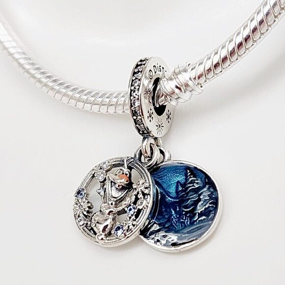 Pandora Jewelry - Pandora Disney Frozen Snow Olaf Dangle Charm